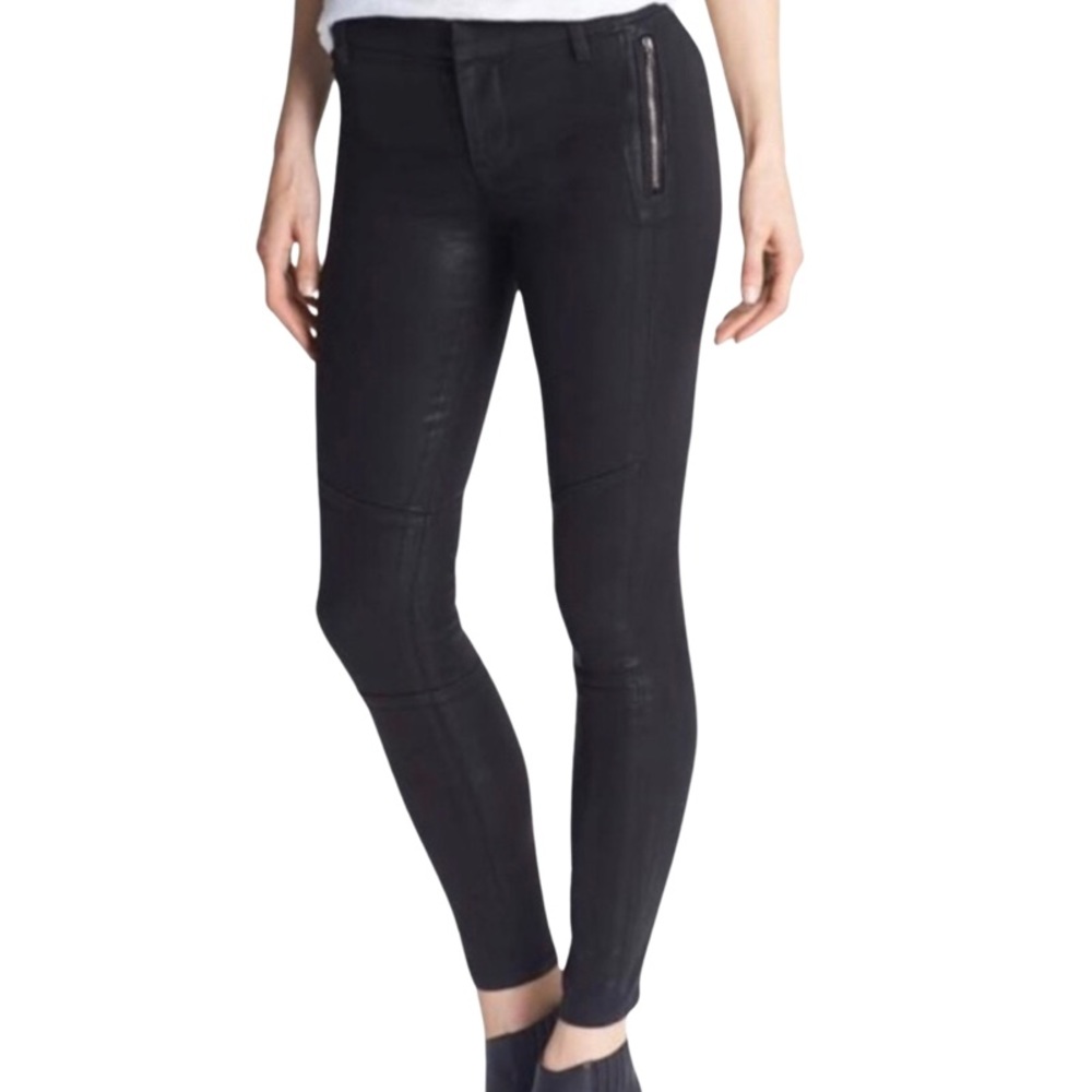 J BRAND waxed finish denim